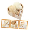 IWOWHERO 1set Body Scrubber Kit Bathing Supplies Pumice Stone and