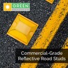 20 Pack Commercial Reflective Road Pavement and Driveway Marker (Yellow)