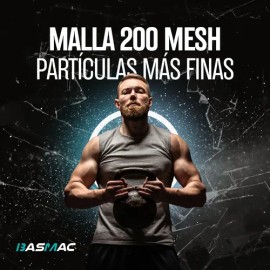 Creatina Monohidratada Micronizada Basmac | Sin Sabor 90 Porciones | Con Scoop Dosificador | Gym Hombre Mujer | Fuerza Masa Muscular | Alta Absorción Disuelve Rápido | Certificada FSSC 22000