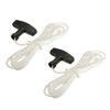 Fougcol 2 Set Pull Cord 3.9 ft with Recoil Starter