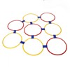 10PCS Kids Exercise Hoops Jumping Hopscotch Game Rings for Sensory
