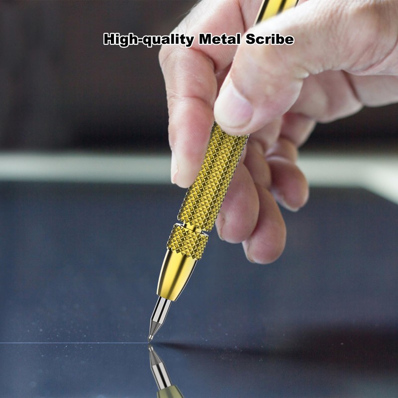 Glieskir 2 Pack Tungsten Carbide Scriber with Magnet,with Extra 12