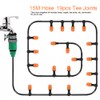 Micro Water Irrigation System Garden Greenhouse Plants Automatic Watering 15M