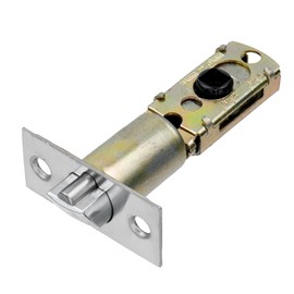 Bitray Adjustable Door Latch, Adjustable Deadlatch with Strike Plate for Interior Door and Front Door 84mm Length (Stretchable to 94mm)