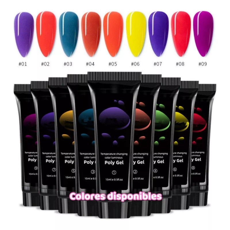 Veraly Paquete Kit Polygel 30ml + Cepillo Espatula + Slip