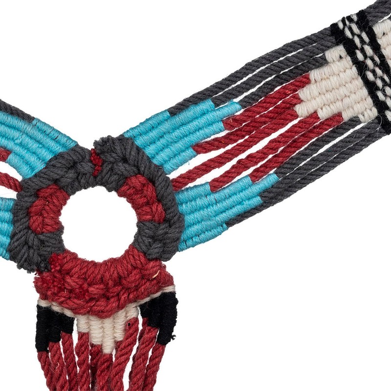 Tough 1 Wool String Breastcollar Brown/Grey/Cream