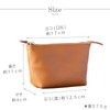 apo-01cs Leather Pouch (Himeji Made in Japan), Accessory Case, Women's,