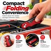 Folding Utility Knife for Box Cutting – Quick-Change Blade, Anti-Slip