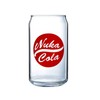 Nuka-Cola 16oz Can Glass, Screen Printed, Nucleation at Bottom