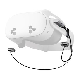 Orzero Type C Headphones Compatible for Quest 3S, Exclusively Designed for VR Headset with PD100W Type C Charging Adapter, Ensures Continuous Quick Charging – Black