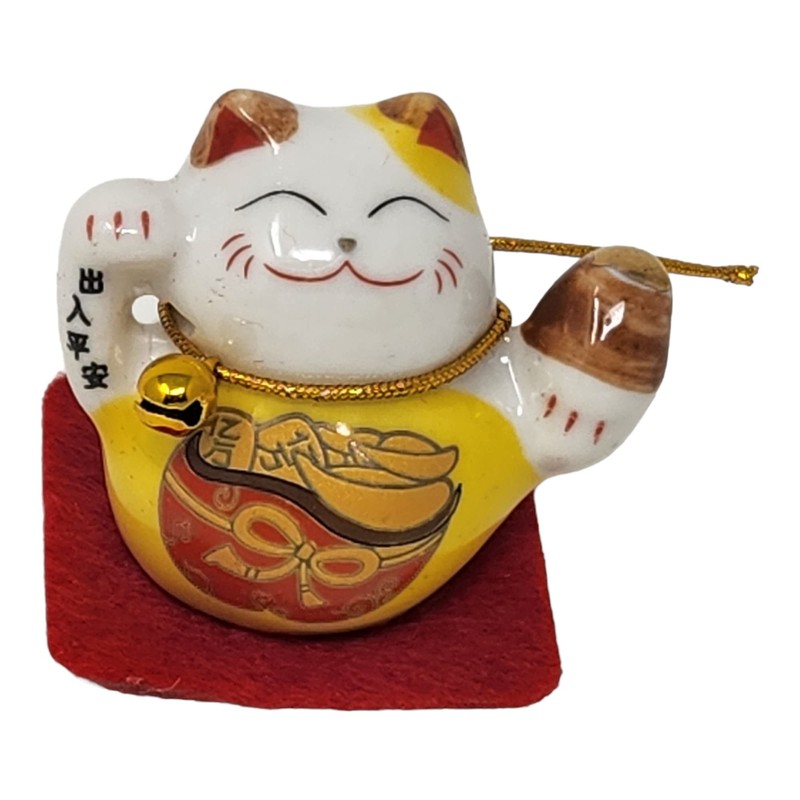 Starlet24 Set of 5 Chinese Lucky Cats Ceramic Decorative Lucky