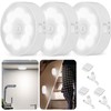 3PCS Luces con Sensor de Movimiento,Luz Nocturna LED Recargable por