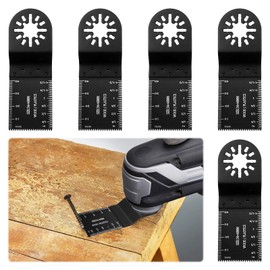 Multi Tool Blades,5 PCS Multitool Blades, Oscillating Saw Blades,Multitool Blades,Multi Tool Blades for Bosch Fein Milwaukee Ryobi Einhell Hitachi Metabo