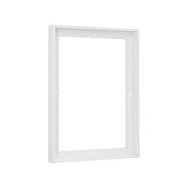 PIXY CANVAS Floater Frame 24x36 for 3/4 (0.75) inch Deep Canvas Paintings/Canvas Prints/Wood Canvas Panels/Wall Art/Wall Decor/Home Decor/Artwork (White, 24 x 36 inch, Portrait)