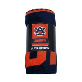 VF Auburn Tigers Fleece Throw Blanket 45" x 60" Team Colors (Orange)