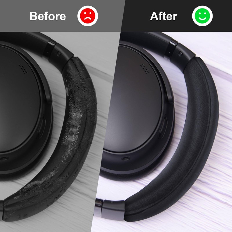 Replacement QC35 Protein Leather Headband Pad Compatible with Bose QuietComfort