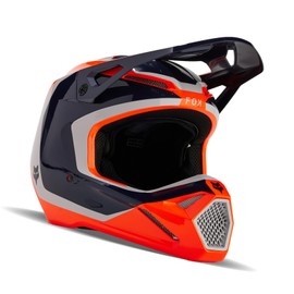 Fox Racing Youth V1 Motocross Dirt Bike Helmet, Fluorescent Orange, Medium