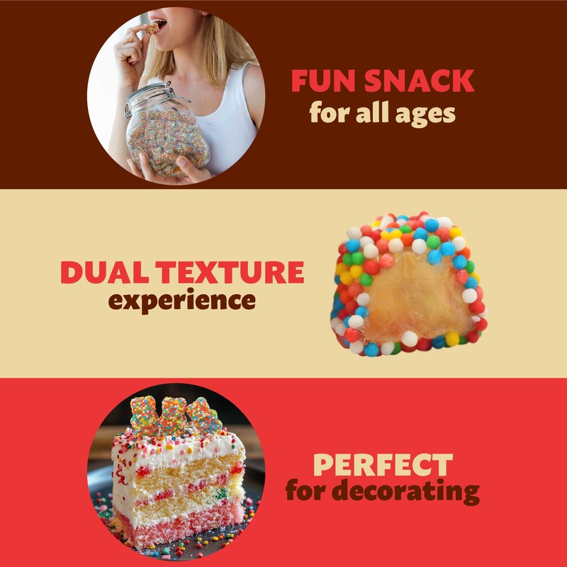 Crunchy Gummi Bears Candy | 1 Pound Bag | Fruity