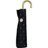 [2025] Wpc. Parasol Light Shielding Dot Flower Point Mini Black