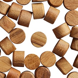WidgetCo 1/2" Teak Plugs, Indoor & Outdoor Use (Qty 25)