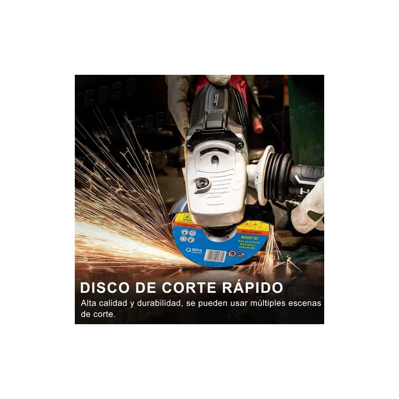 Disco De Corte Para Metal Acero Inox 3 75mm 50