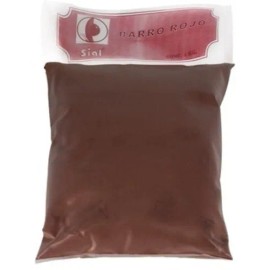 Mascarilla Facial Corporal Sial Barro Rojo Natural 1000g Arcilla
