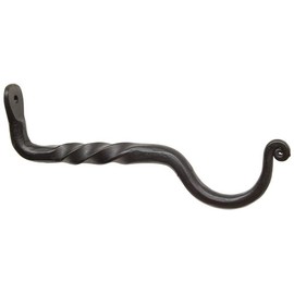 Wrought Iron Colonial Lamp Lantern Bucket Hook Country Primitive Hall Décor