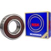 Nsk Bearings 2PACK 6205DDUCM 6205 2RS 25X52X15mm Double Rubber Seal