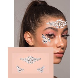 Kira Kira Face Jewels ✮ Mercy London Face Gems Jewels All In One Festival Headpiece Stick On