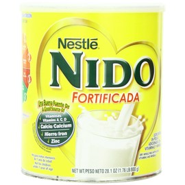 Nestle Nido Instant Dry Whole Milk Powder, Fortificada, 1.76 Pound Can