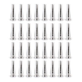 EIOFEVY for F150 Heritage,for E350/E150 Club Wagon & Econoline Club Wagon,for E350/E250/E150 Econoline Truck Rear Door Handle Latch Cable Repair Kit 32 Ends Fix 8 Door (Silver,Aluminum)