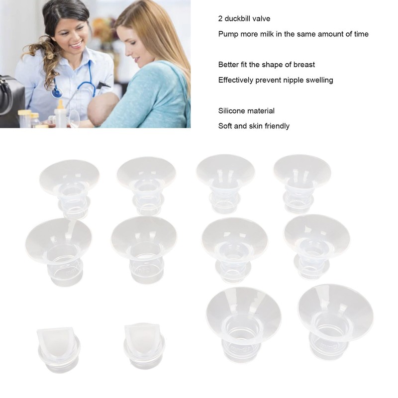Pack of 10 Breast Pump Flange Inserts 13 mm 15