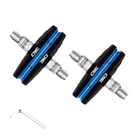 Chooee Bike V-Brake Pads, Bicycle 70mm Brake Blocks Set, 2 Pairs Universal Brake Shoes, Blue Black