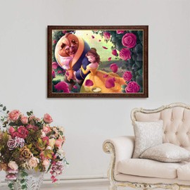 1000 Piece Jigsaw Puzzle, Beauty and the Beast Rose Small Diameter 20.1 x 29.9 inches (51 x 73.5 cm)