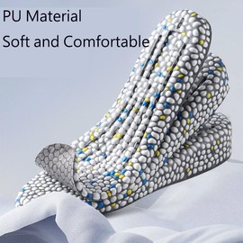 Height Increase Insoles, Orthopedic High Pads, Heel Lift Cushion for Men Women, Height Increasing Shoes Inserts (Black-3.5 cm, Men 9-10.5/Women 10.5-12)