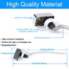 VALLVATER Toilet Flush Handle Replacement, Side Mount Extended Trip Lever