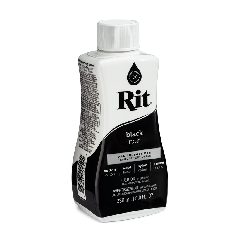 Rit All-Purpose Liquid Dye, Black