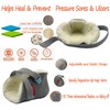 Vogana Heel Protectors for Pressure Sores Sheepskin Protector Soft Foot