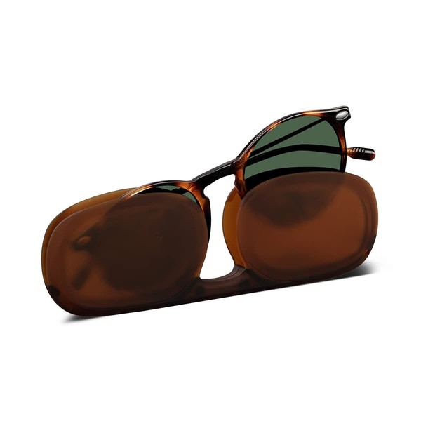NOOZ Reading Sunglasses - Tortoise Color +1.00 with slim case - Cruz collection