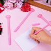 jiebor 30Pcs Heart Shaped Pen Valentines Day Pen Gel Pen
