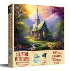 SUNSOUT INC - Splendor in His Name - 1000 pc Jigsaw Puzzle by Artist: Imagine It Images - Finished Size 20" x 27" - MPN# 56138