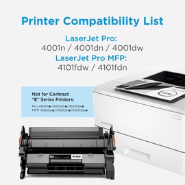 148A 148X Toner Cartridge [with Chip] Compatible with HP 148 for HP148A for HP148 W1480A W1480X High Yield for HP Laserjet Pro MFP 4101fdw 4101fdn 4001dw 4001dn 4001n Printer(2 Pack)