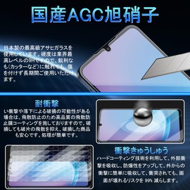 YWXTW Compatible Galaxy A25 5G Glass Film (2 Sheets) + Camera Film (2 Sheets) SC-53F SCG33 Film [LCD For Galaxy a25 5G Protective Film Thickness 0.26mm Thin 3D Touch Compatible with 9H Hardness High