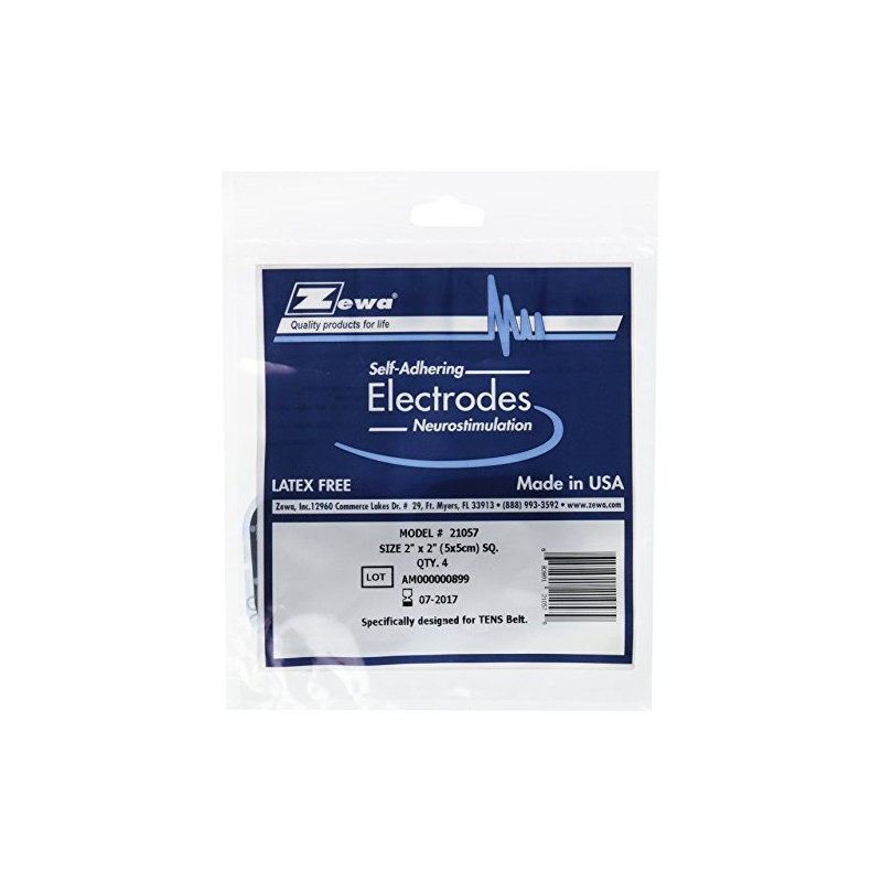 Zewa Replacement Conductive Pads for Body Relax II, 2" x