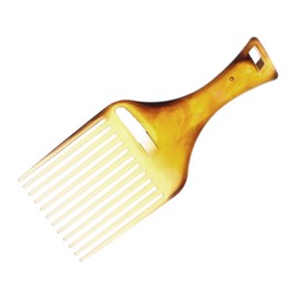 Healeved Brown Retro Wide Tooth Comb Lightweight Detangler Hair Styling Tool for Curly Thick Medium Long Hair