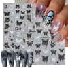 3 Sheets Hollow Butterfly Nail Art Stickers Butterfly Nail Decals