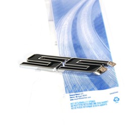 Yoaoo 2Pack OEM Chrome Ss Emblems Metal Sticker 3D Logo Compatible with Zl1 1LE Series Black