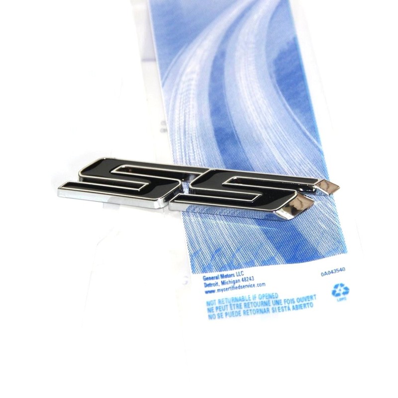 Yoaoo 2Pack OEM Chrome Ss Emblems Metal Sticker 3D Logo