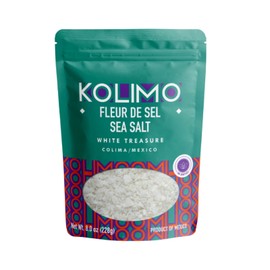 Kolimo Mexican Fleur de Sel Finishing Gourmet Salt, 8oz (pack of 1)