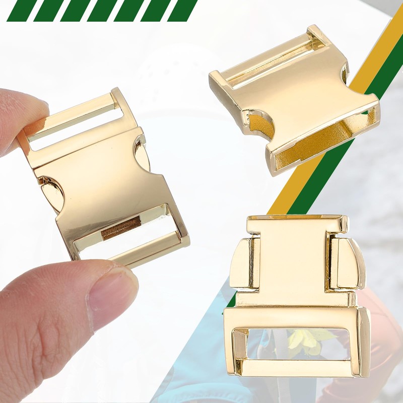 PATIKIL Metal Buckle, 4 Pack Quick Side Release Clips for